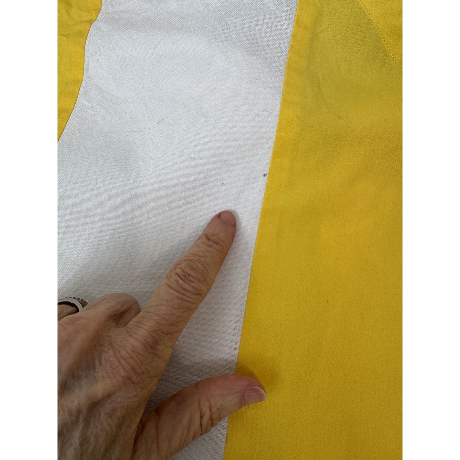 Tommy Hilfiger Y2K Vintage Twee Tommy Hilfiger Shirt Yellow White XXL Size US M / EU 48-50 / 2 - 12 Thumbnail