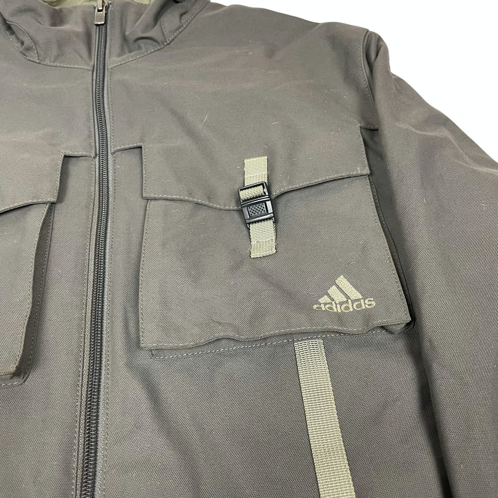 Adidas Adidas Men's Green Long Sleeve Full Zip Lined Jacket Small Size US S / EU 44-46 / 1 - 5 Thumbnail