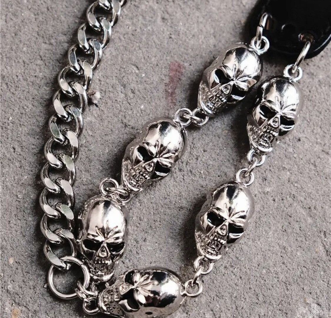 Other Wallet Skull Belts Chain Size ONE SIZE - 5 Thumbnail