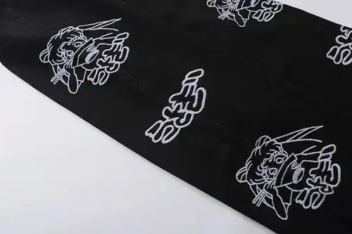 Jean Pants Print streetwear jeans Size US 33 - 4 Thumbnail