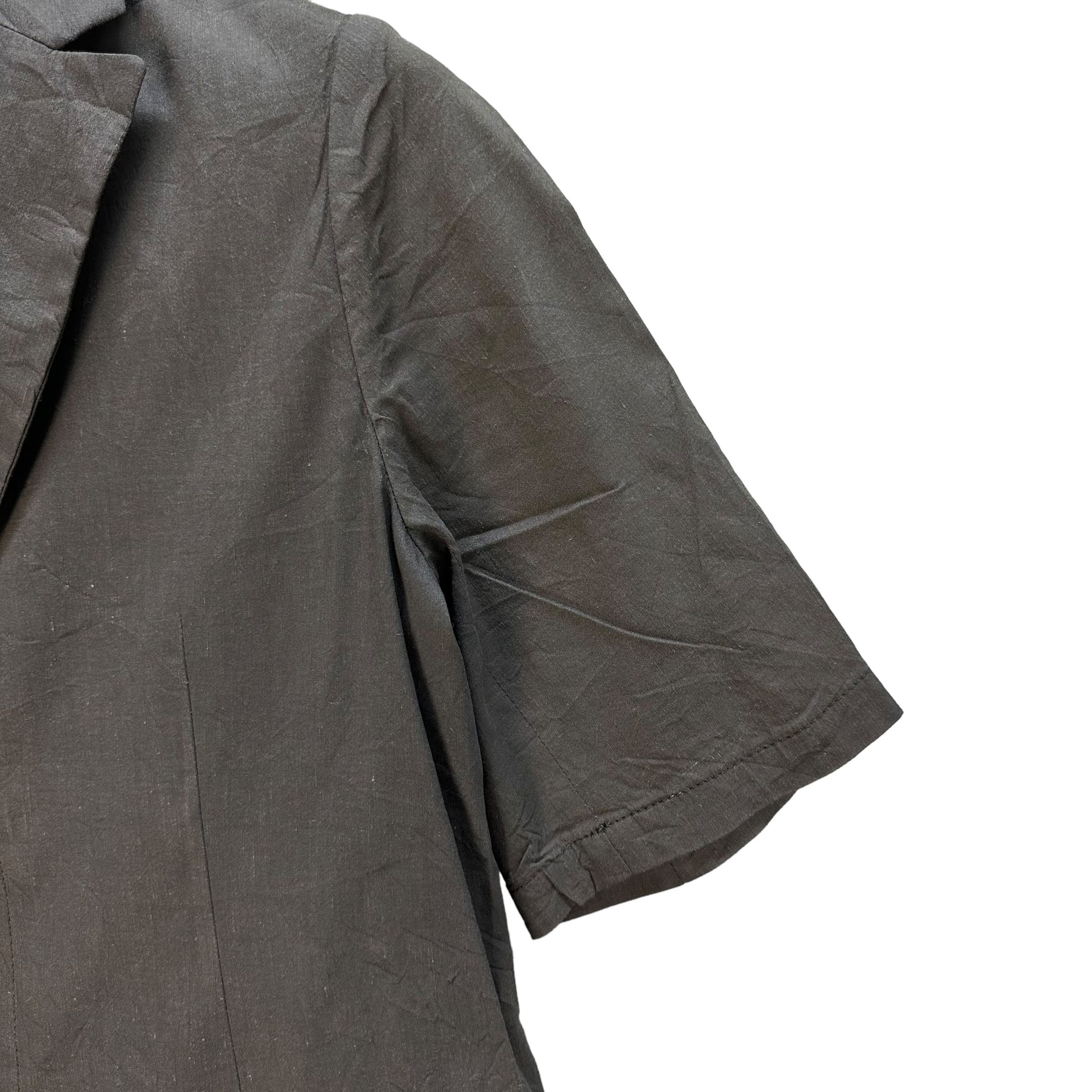 Theory THEORY LUXE Short Sleeve Long Coat Light Overcoat #A49-1141 Size S / US 4 / IT 40 - 5 Thumbnail