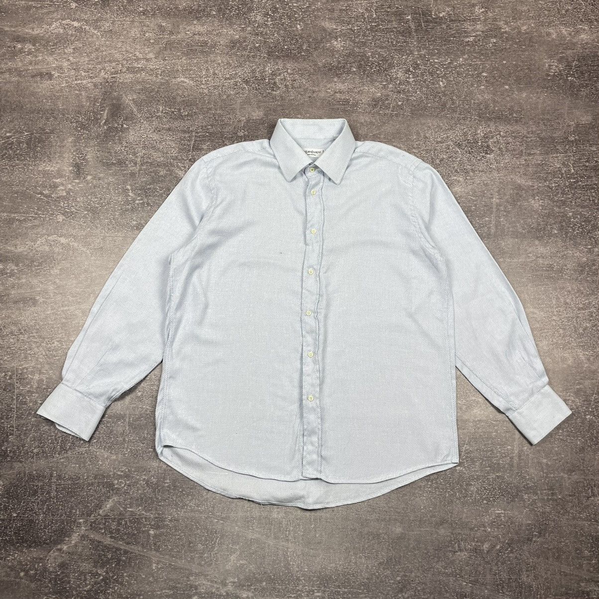 Yves Saint Laurent Vintage Yves Saint Laurent Button Up Shirt Size US XL / EU 56 / 4 - 1 Thumbnail