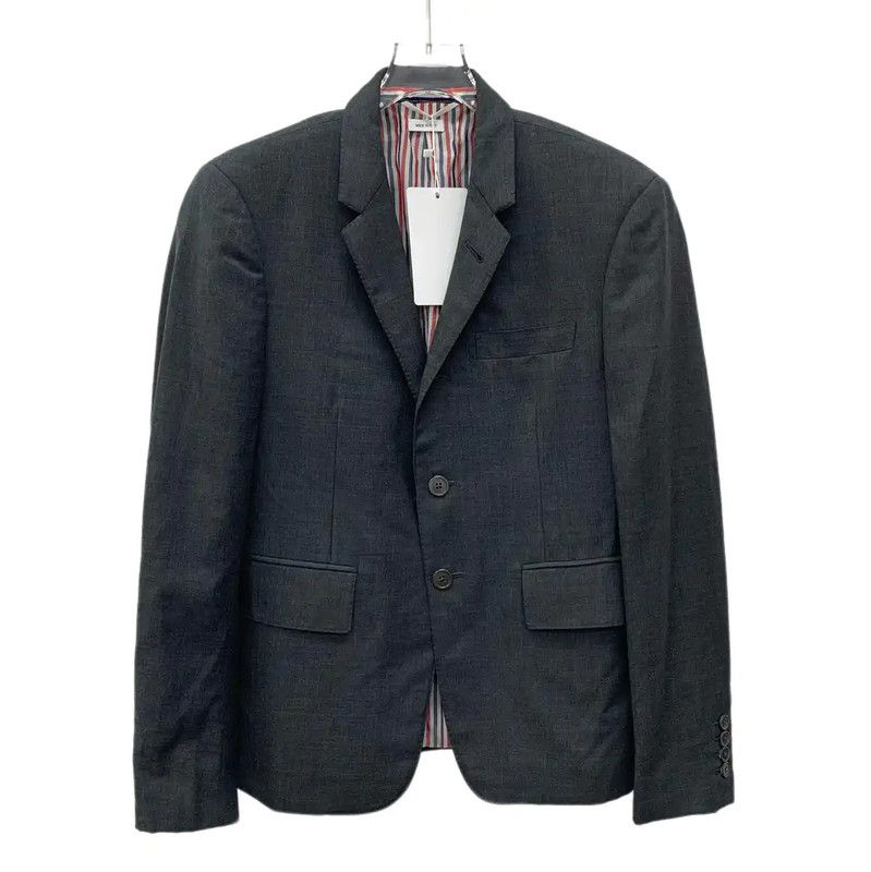 Thom Browne Gray Wool Women's Jacket 0089