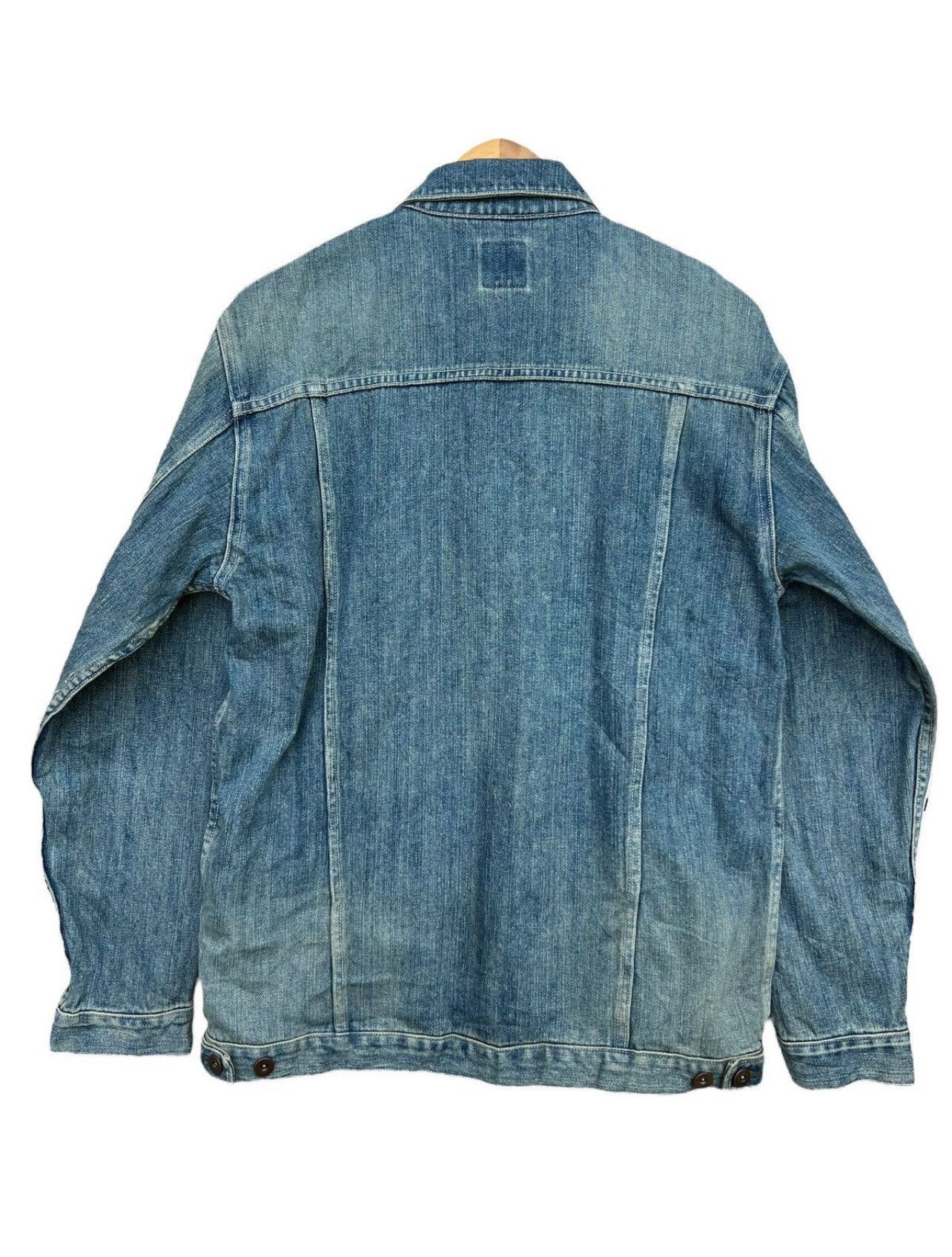 Japanese Brand Vintage Japan Zipup Biker Denim Jacket Size US M / EU 48-50 / 2 - 4 Thumbnail