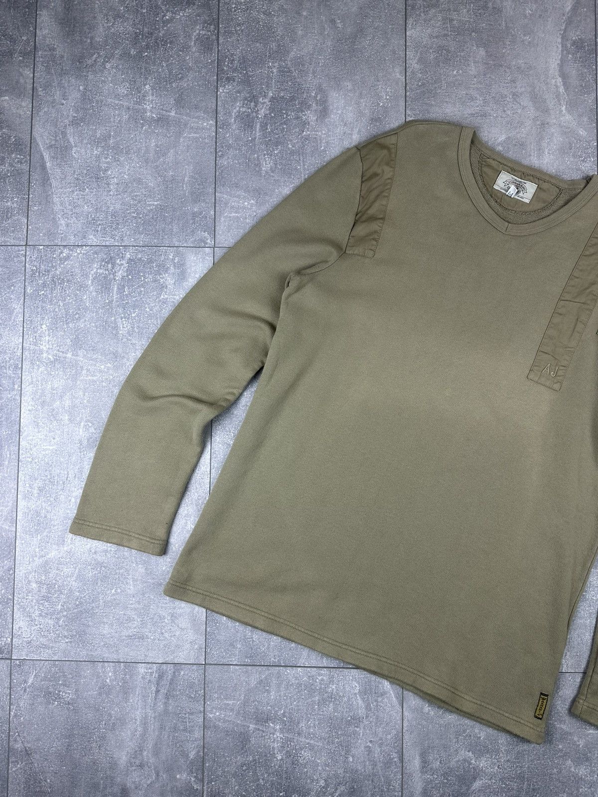 Emporio Armani Armani Jeans Vintage Retro V-Neck Sweatshirt Small Logo Size US XL / EU 56 / 4 - 10 Thumbnail