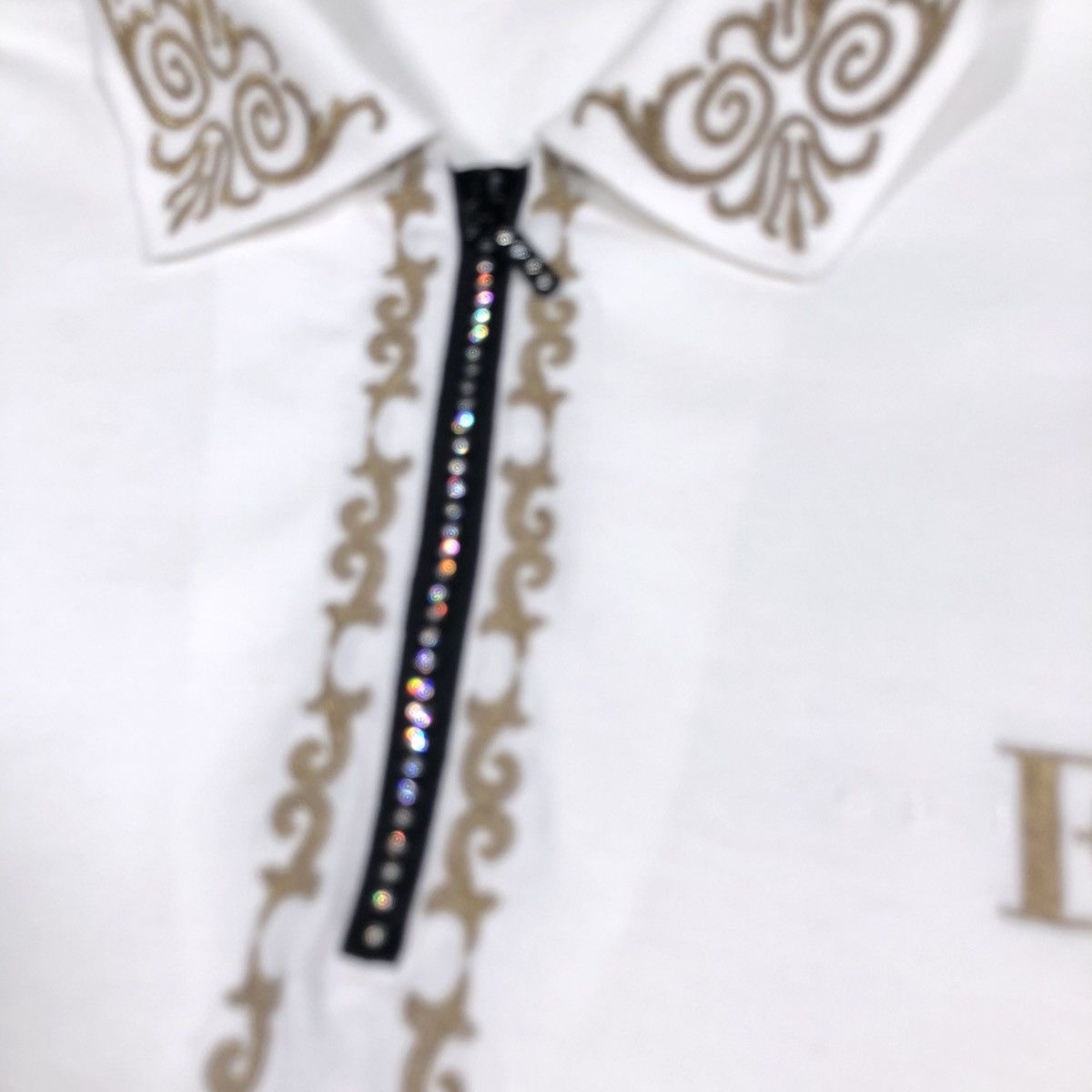 Swarovski Vintage Swarovski x Epicure Japan Single Stitch Half Zip Size US XL / EU 56 / 4 - 4 Thumbnail