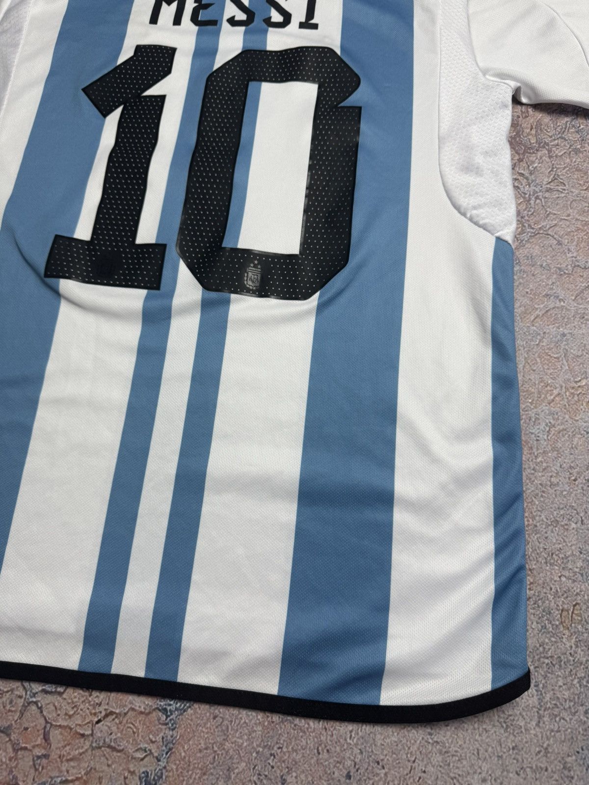 Adidas ARGENTINA ADIDAS 2022 WC FOOTBALL HOME JERSEY #10 MESSI Size US M / EU 48-50 / 2 - 13 Thumbnail
