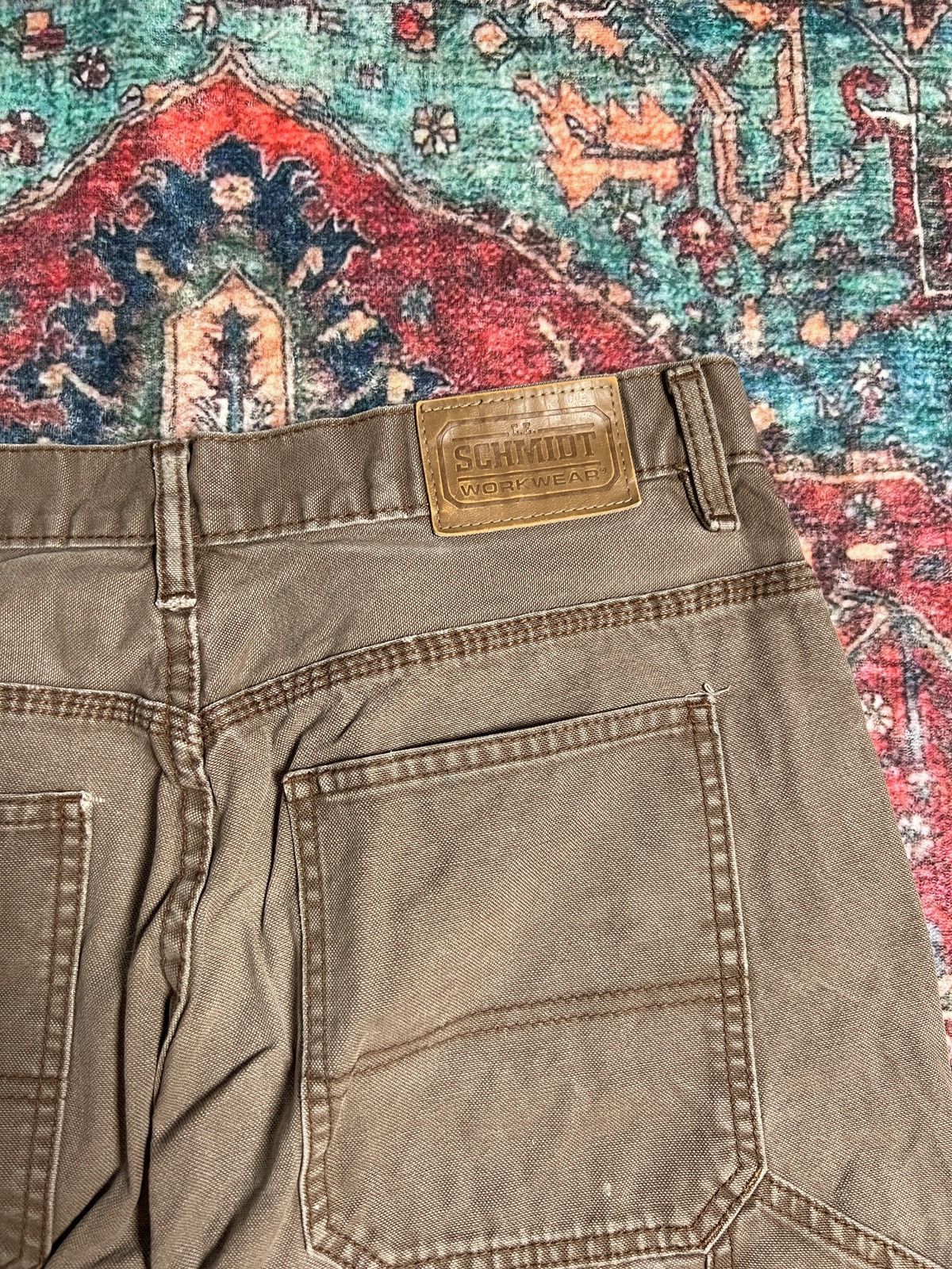 Carhartt × SCHMIDT × Vintage Vintage Schmidt workwear carpenter work pants Size US 32 / EU 48 - 9 Thumbnail