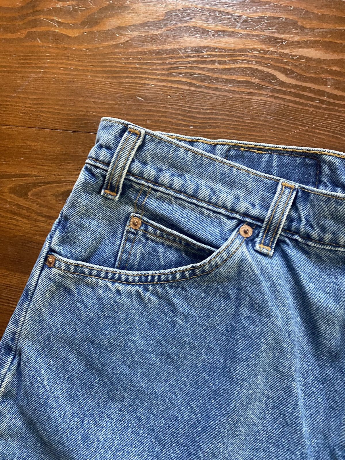 Levi's × Vintage Vintage ‘96 Levi’s 550 Orange Tab Relaxed Fit Jean Shorts Size US 37 - 10 Thumbnail