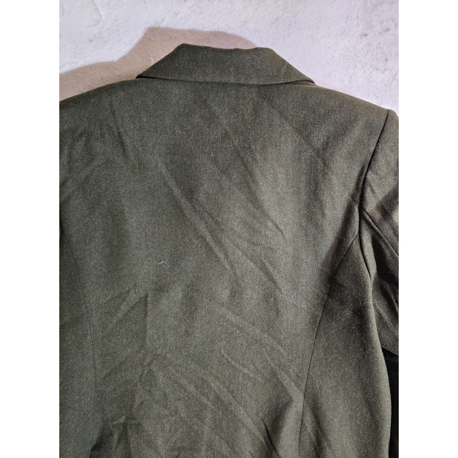 Pendleton VINTAGE Pendelton Petite 100% Wool Blazer 4-Button Front Womens Sz 12 Dark Green Blazer Petites Womens 90s Vintage Green зас Size XL / US 12-14 / IT 48-50 - 6 Thumbnail