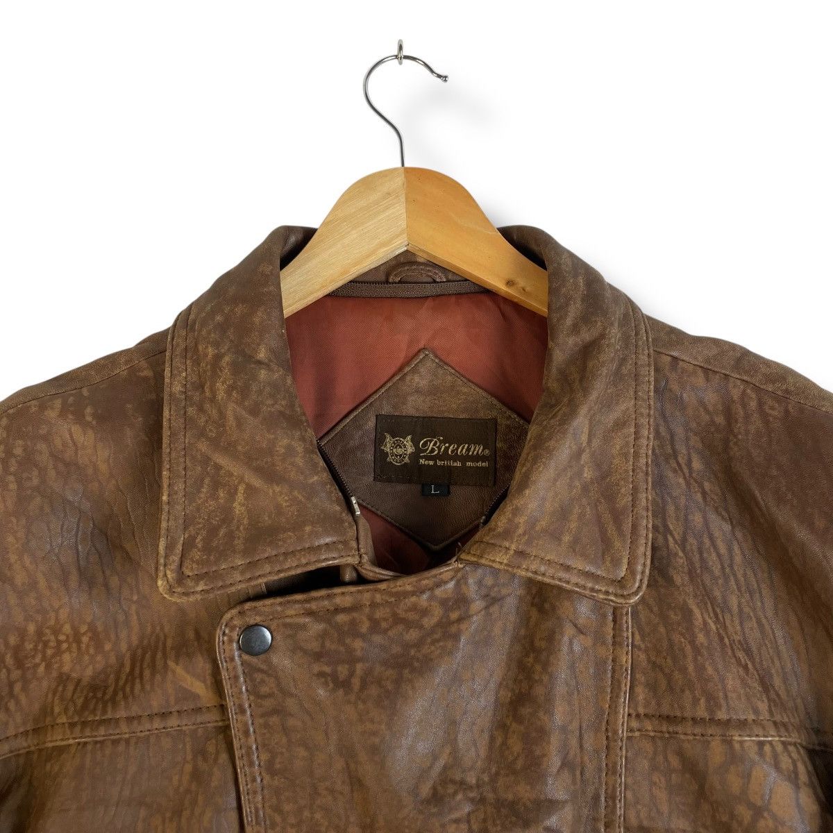 Issey Miyake VINTAGE BREAM NEW ZEALAND LAMB LEATHER JACKET Size US L / EU 52-54 / 3 - 15 Thumbnail