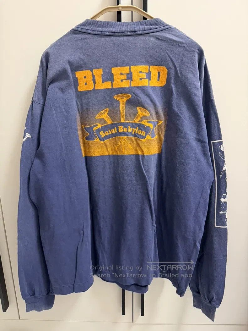 Saint Michael Saint Michael Round Neck Washed Long Sleeve Size US XL / EU 56 / 4 - 2 Thumbnail