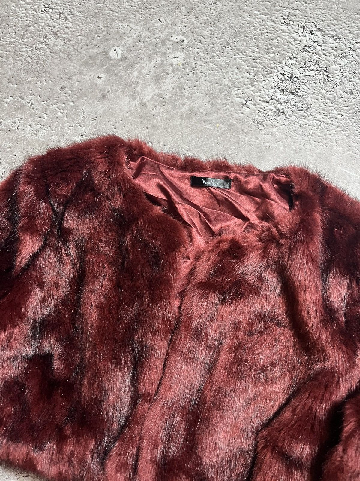 If Six Was Nine × Vintage FAUX FUR AMAZING CROPPED AVANT GARDE JACKET Size S / US 4 / IT 40 - 7 Thumbnail