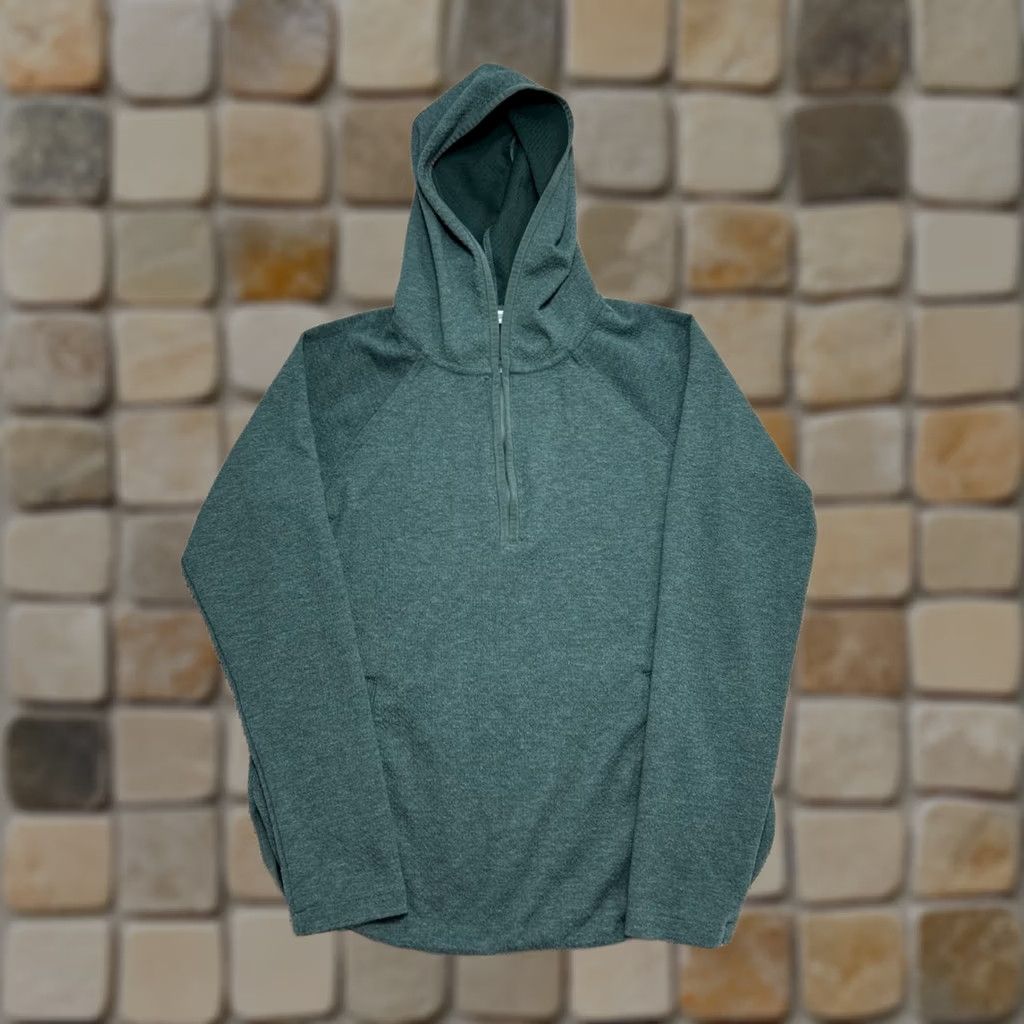 Vintage Marika Hoodie Womens Medium Green Cotton Blend Quarter Zip Size M / US 6-8 / IT 42-44 - 1 Thumbnail