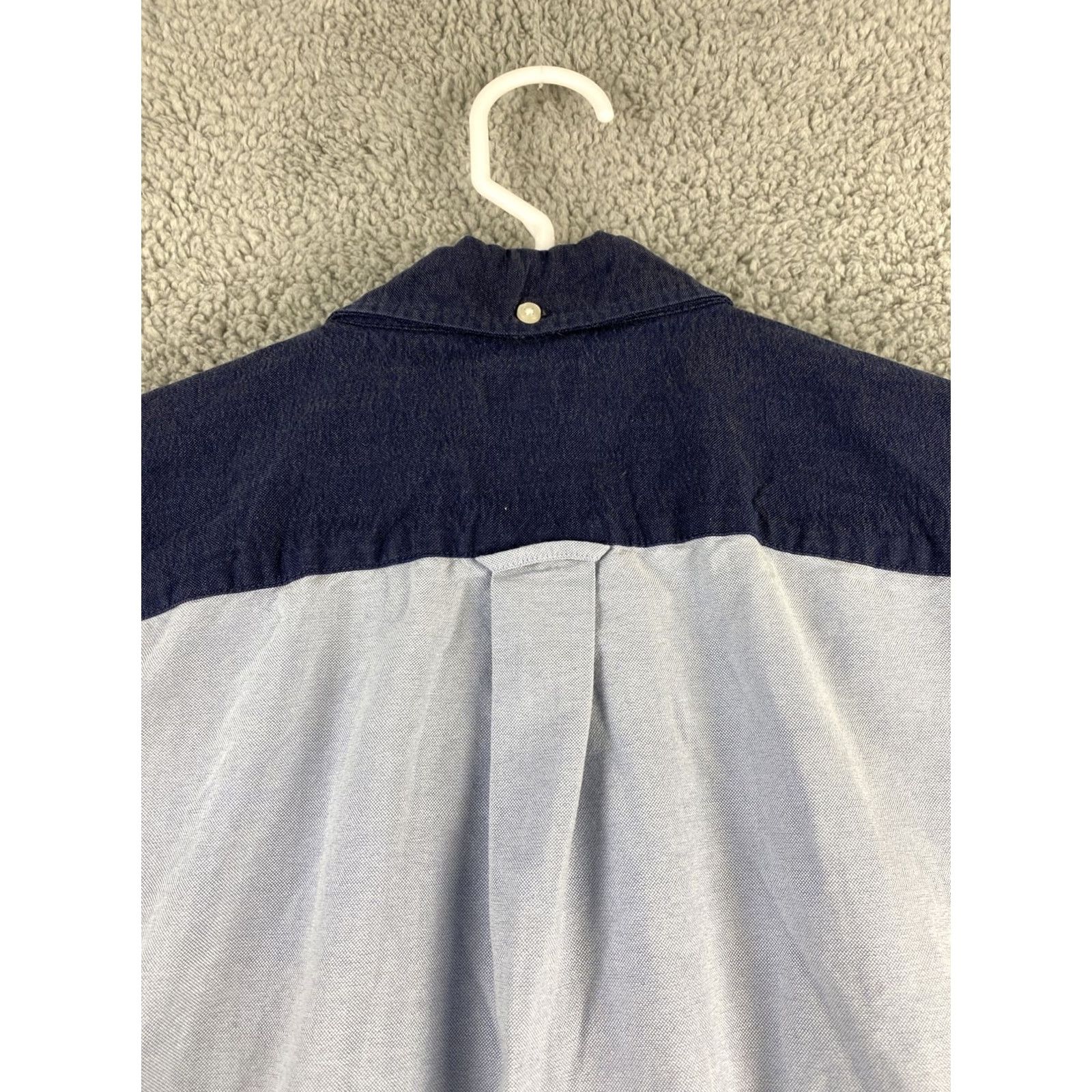 NEXT NEXT Shirt Men’s L Blue Solid Short Sleeve Button-Down Slimming Athletic Dress Shirt Size US L / EU 52-54 / 3 - 7 Thumbnail