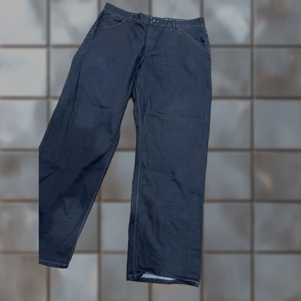 Ecko Unltd. Ecko Unltd. Jeans Men 38x32 Black Coated Relaxed Straight Leg Denim Waxed 5-Pocket Regular Rise Mid Inseam 32 Tightness: N/A Size US 38 / EU 54 - 1 Thumbnail