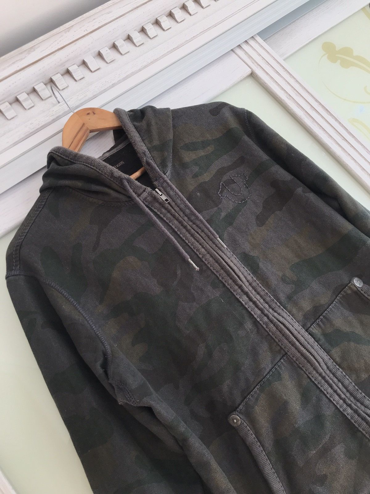 True Religion × Vintage Vintage True Religion Zip Hoodie Japanese Brand Y2K 90’s Size US M / EU 48-50 / 2 - 3 Thumbnail