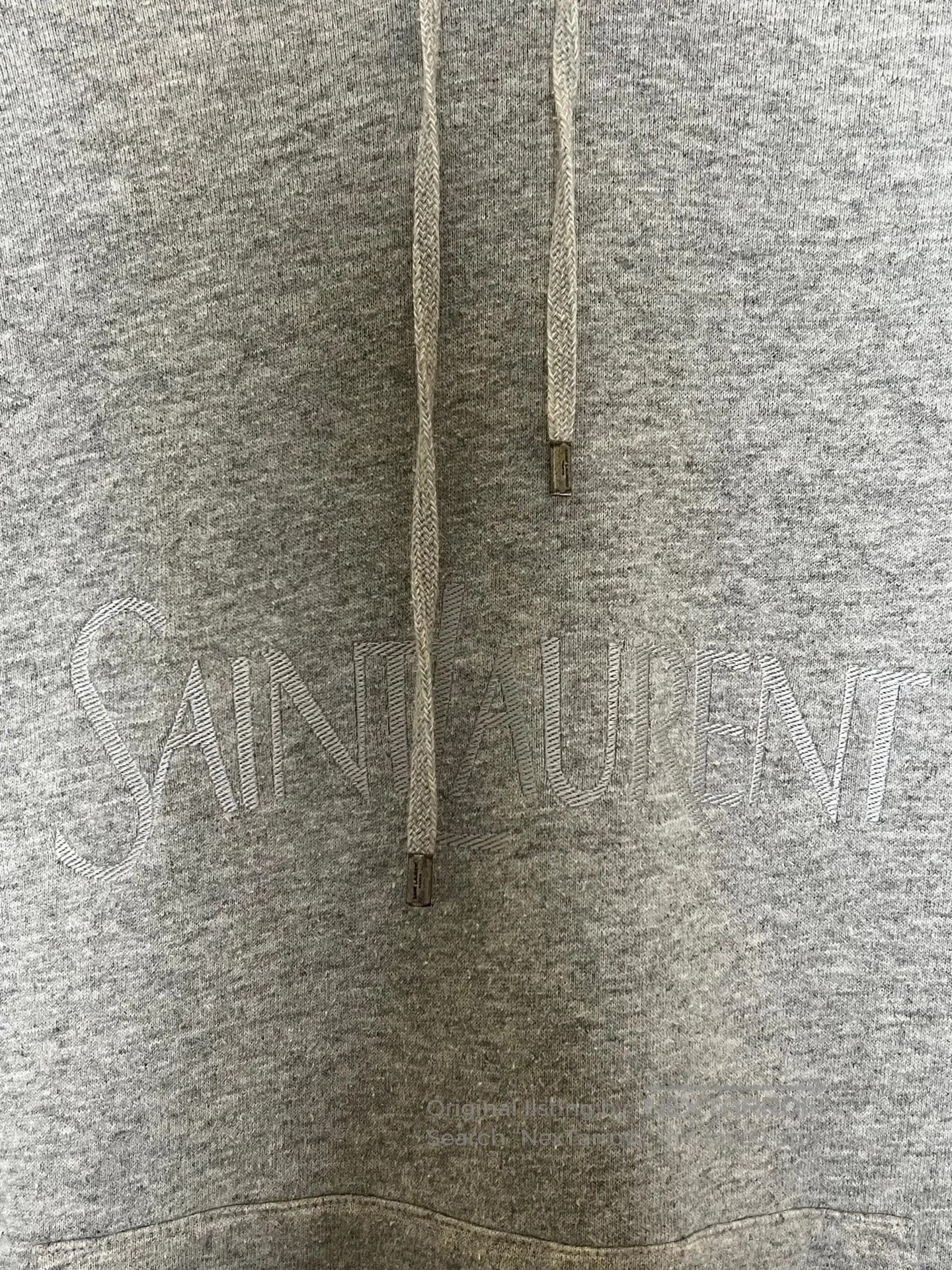 Saint Laurent Paris Saint Laurent Paris Slogan Hoodie| Size US XXL / EU 58 / 5 - 3 Thumbnail