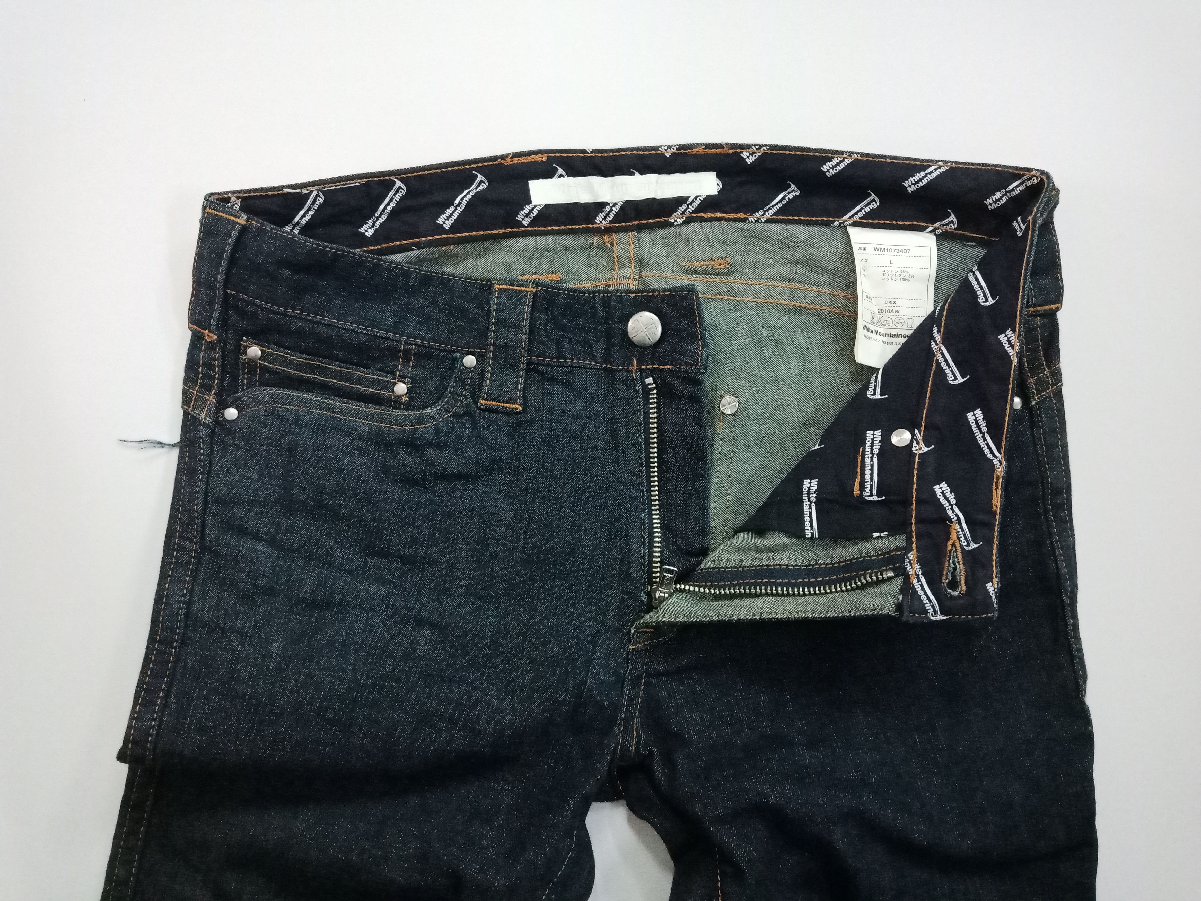White Mountaineering AW2010 White Mountaineering Denim #P1 Size US 32 / EU 48 - 6 Thumbnail