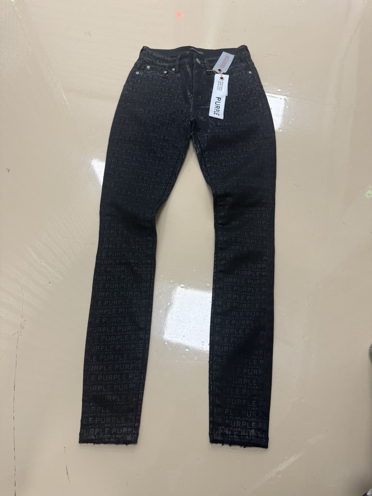 Other Purple Brand Sateen Black Jeans Size 26" / US 2 / IT 38 - 1 Thumbnail