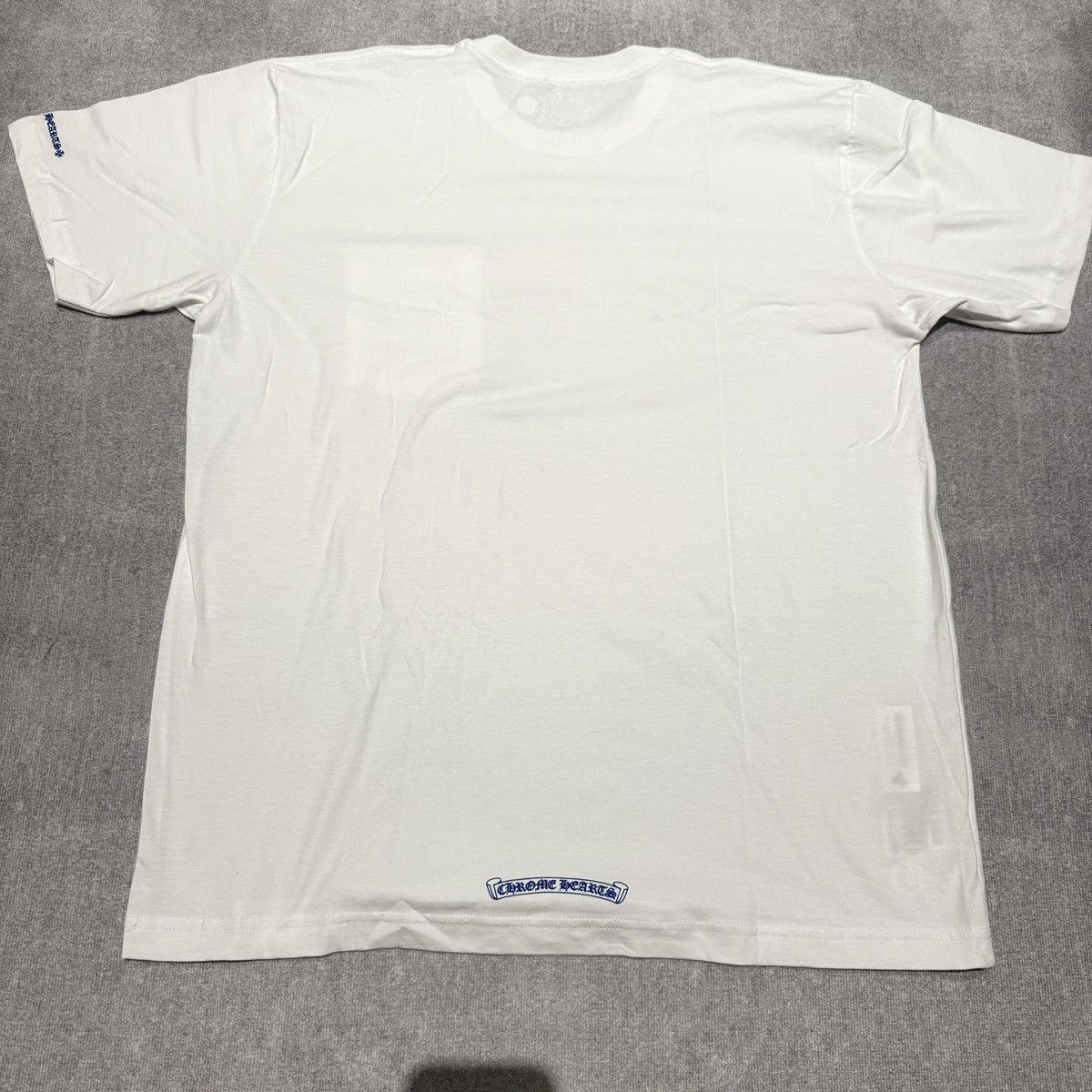 Chrome Hearts Chrome Hearts Blue Print Black Neck Logo Tee Size US XL / EU 56 / 4 - 3 Thumbnail