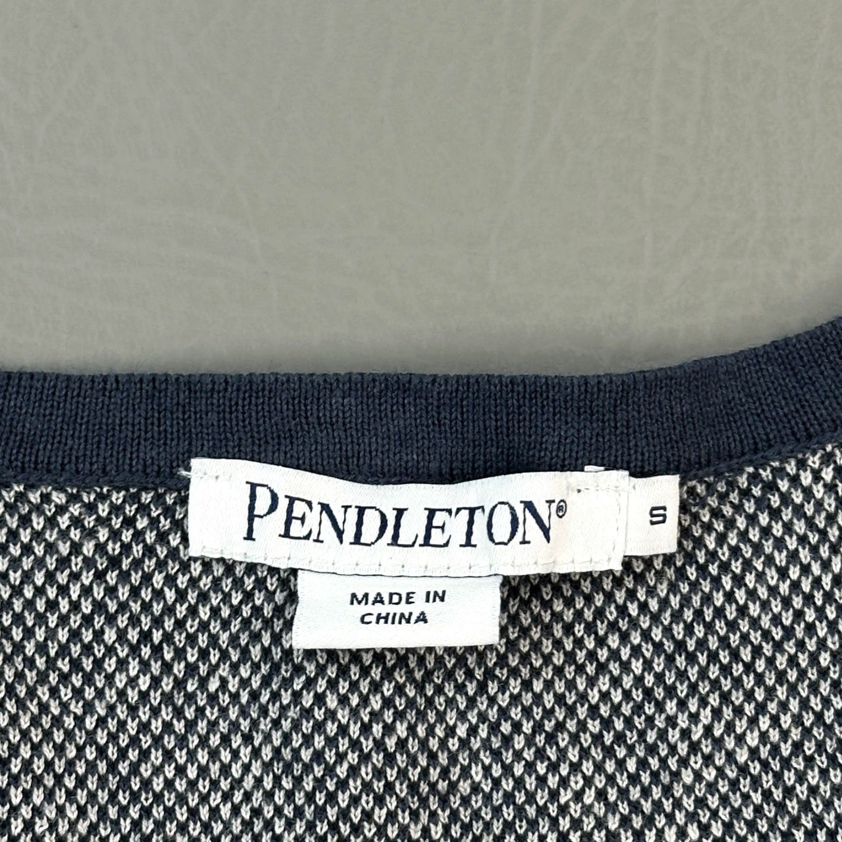 Pendleton Pendleton Sweater Women's Small Blue White Linen Blend Button Front Cardigan Size S / US 4 / IT 40 - 6 Thumbnail