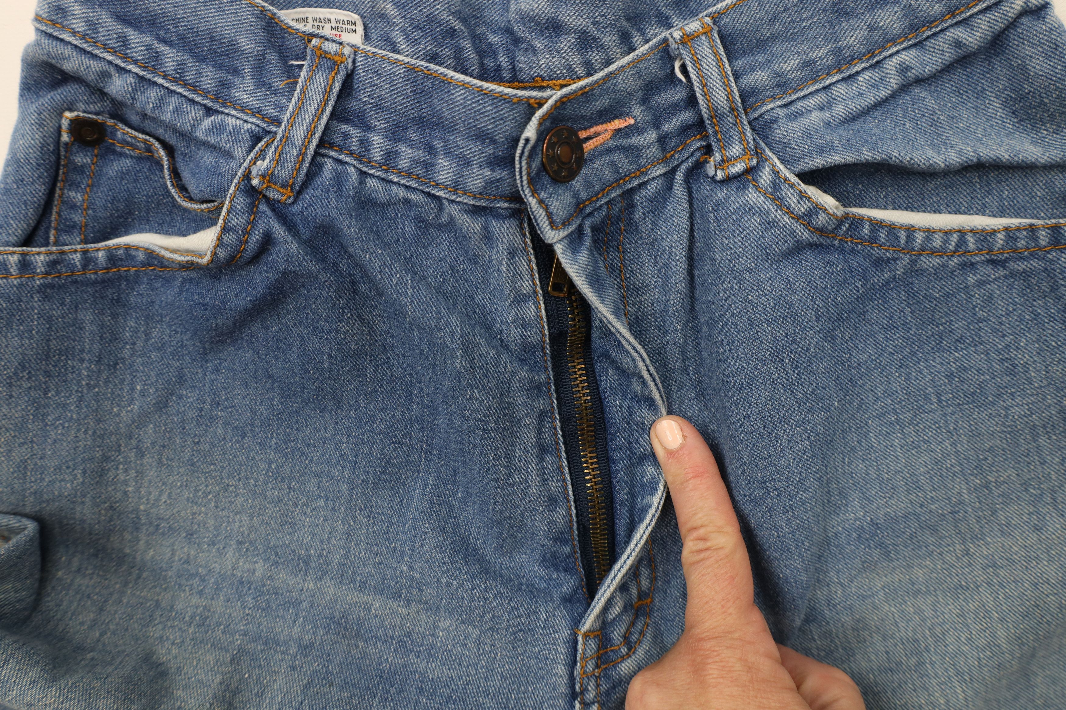 Vintage Vintage 80s 90s Streetwear Flared Denim Jeans Blue Size 32" / US 10 / IT 46 - 8 Thumbnail