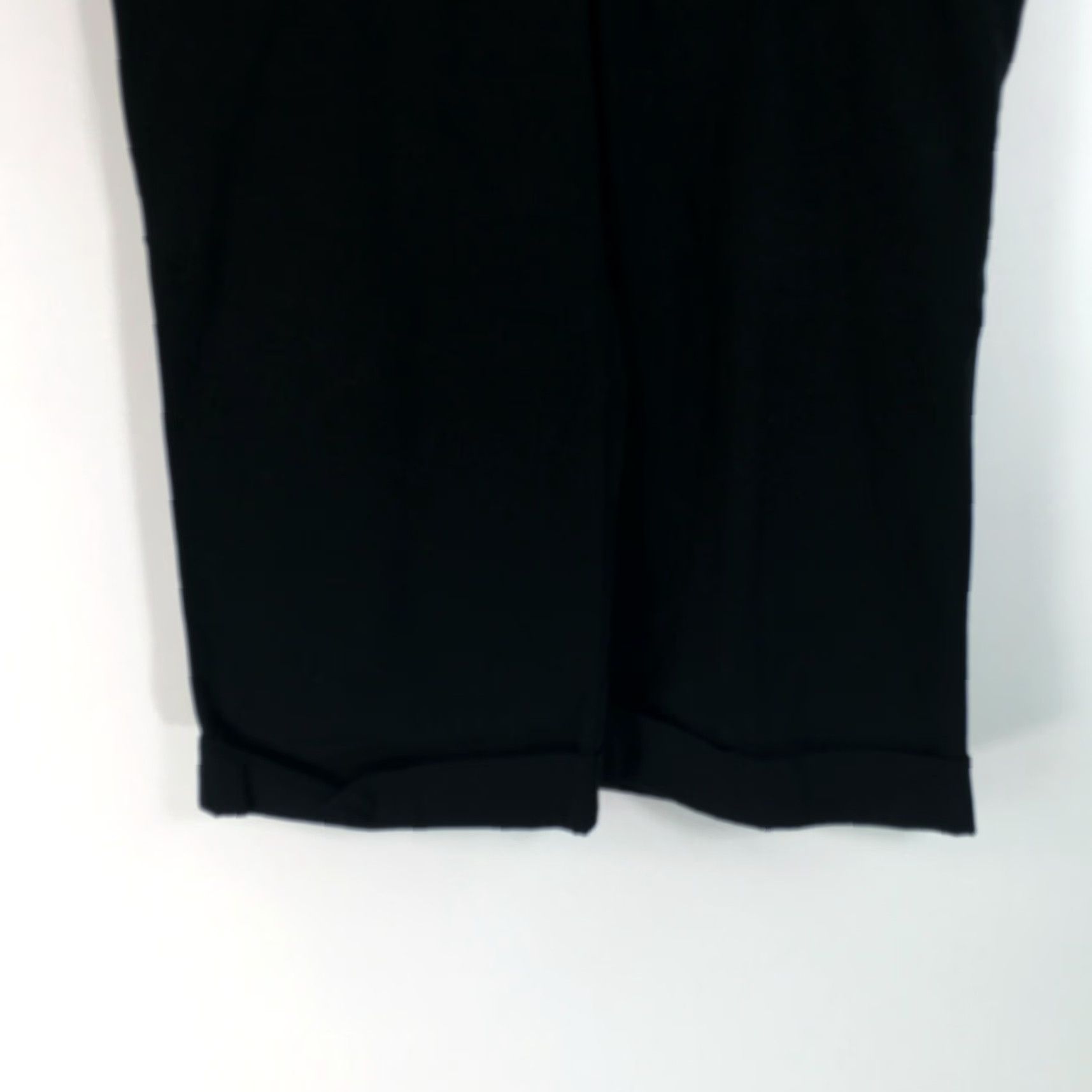 Old Navy VINTAGE Old Navy Pants Cropped Maternity Women's 10 34in Waist 18in Inseam Black Stretch Comfort Casual Women's Vintage 90s? Size 34" / US 12 / IT 48 - 4 Thumbnail