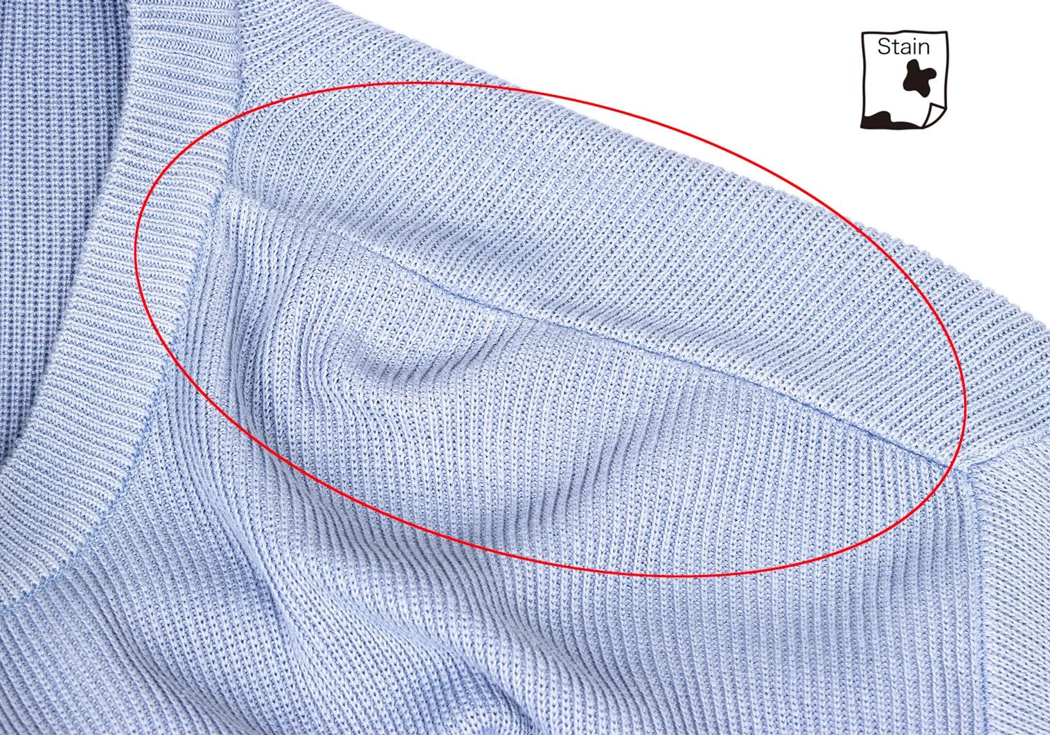 Issey Miyake Off-Shoulder Knit Sweater in Light Blue, Size M Size US M / EU 48-50 / 2 - 4 Thumbnail