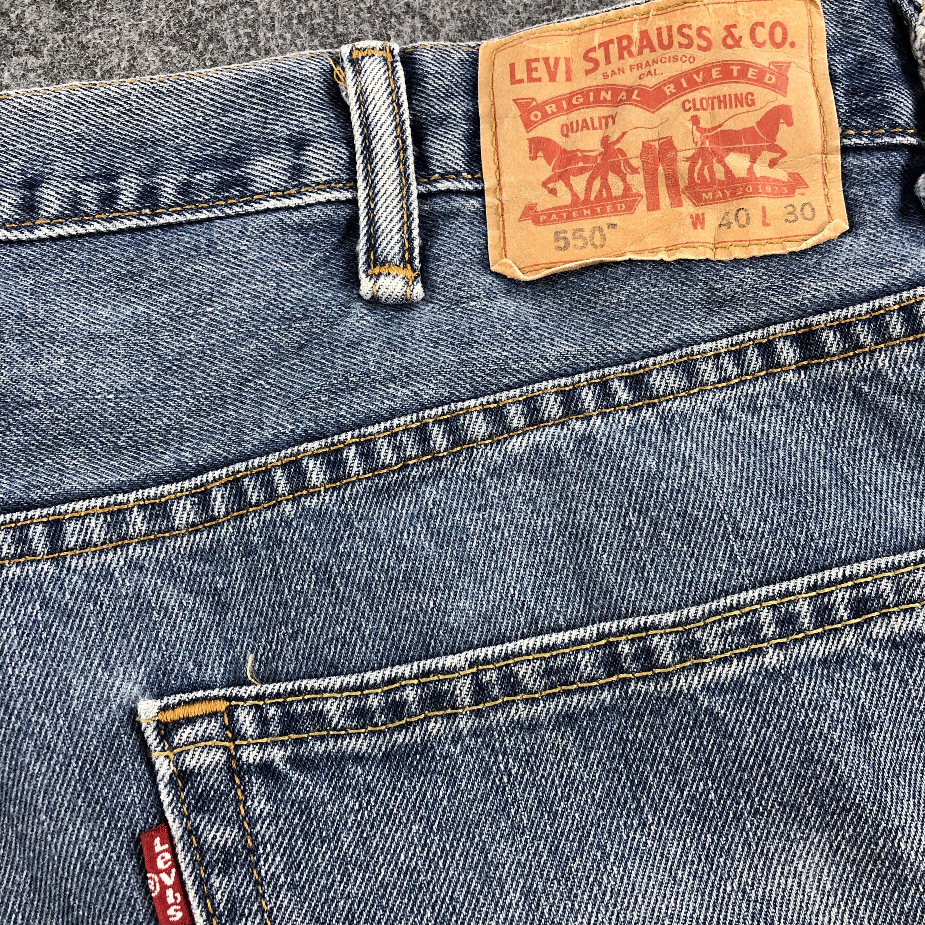 Levi's × Vintage Vintage Blue Wash Levis 550 Jeans-JM1795 Size US 40 / EU 56 - 4 Thumbnail