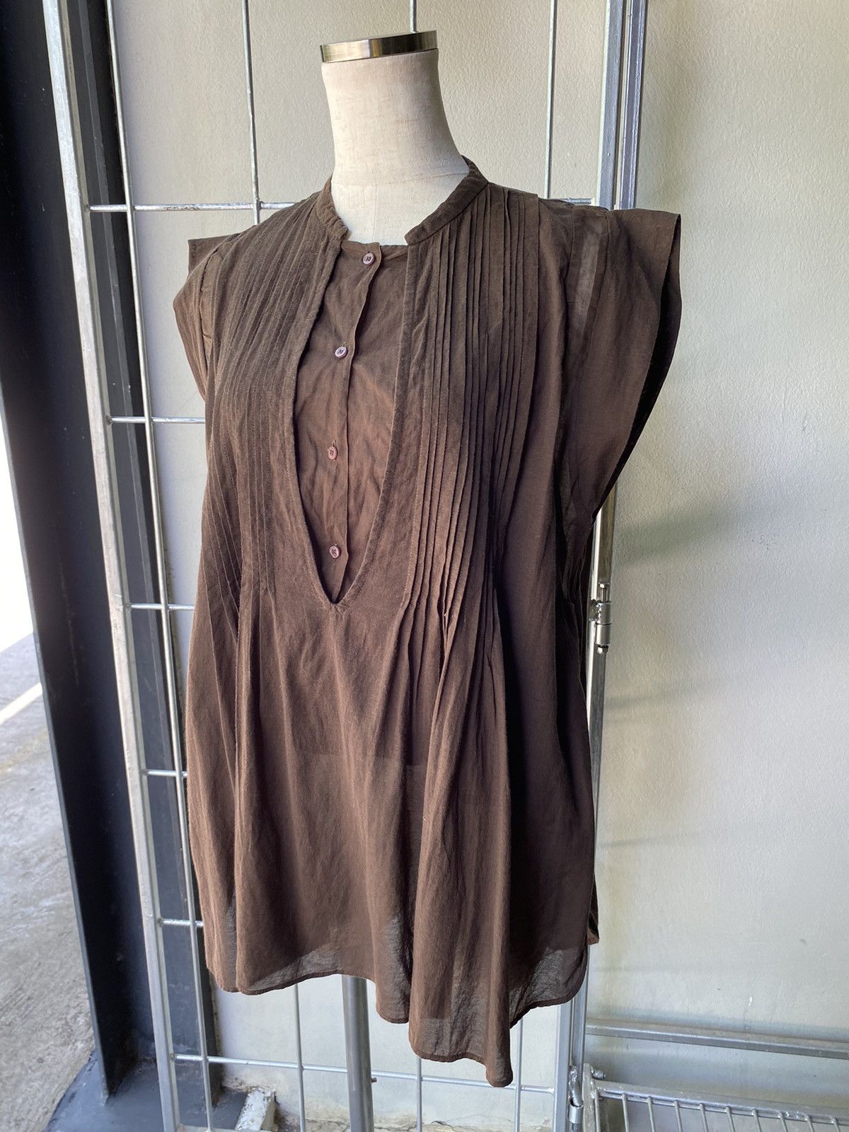 By Malene Birger Malene Birger brown blouse Size ONE SIZE - 4 Thumbnail