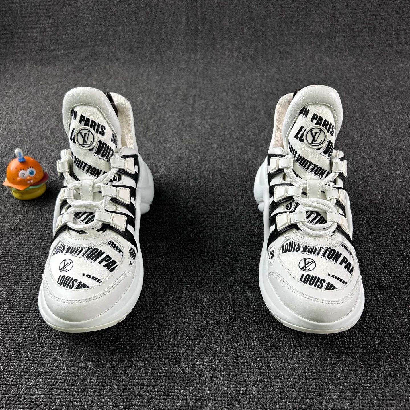 Louis Vuitton LV Arches All Over Print Black White Dad Shoe 36.5 Size US 5.5 / IT 35.5 - 2 Thumbnail