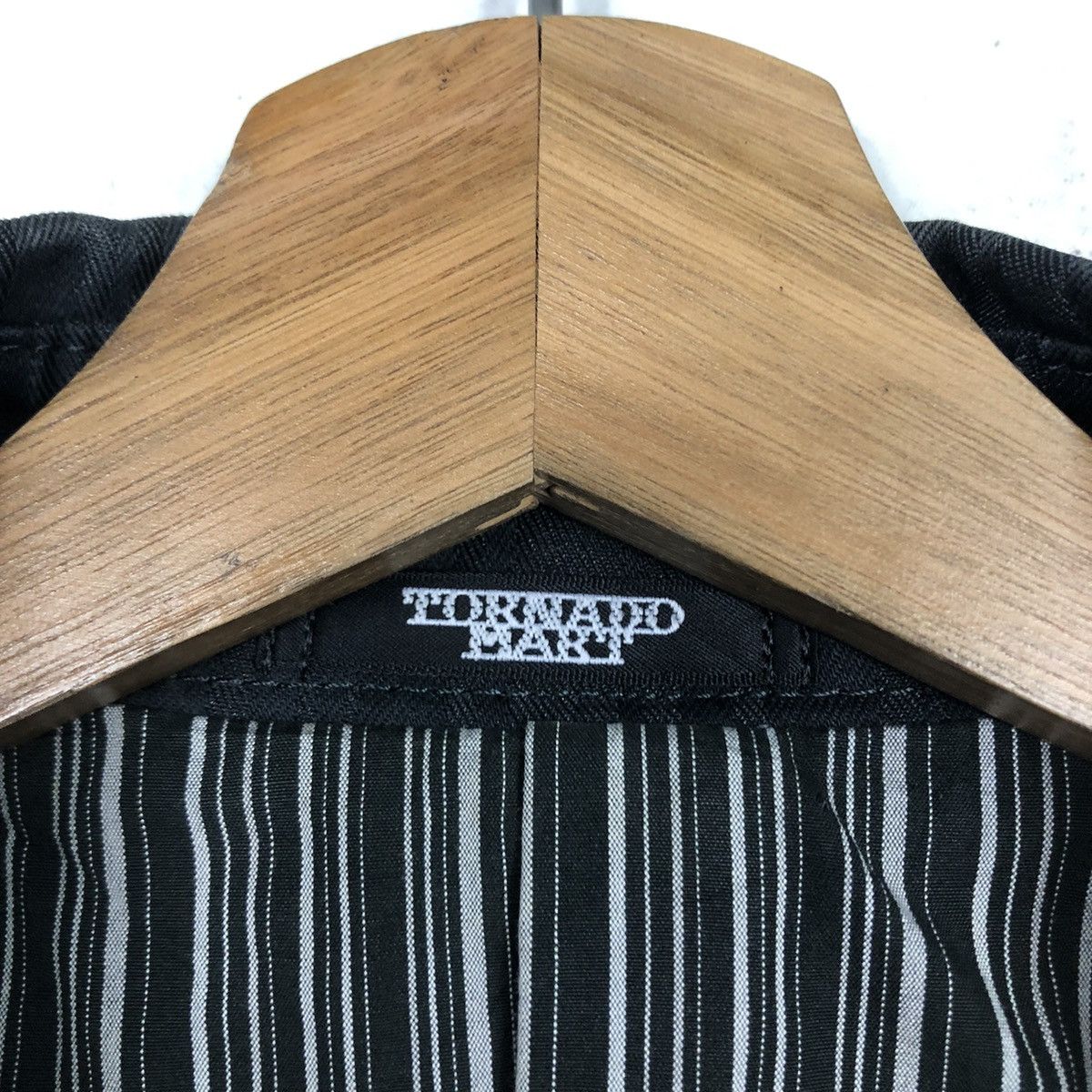 Hysteric Glamour 📌Vintage Hickory Chore Jacket Tornado Mart Japan Rich Black Size US M / EU 48-50 / 2 - 18 Thumbnail