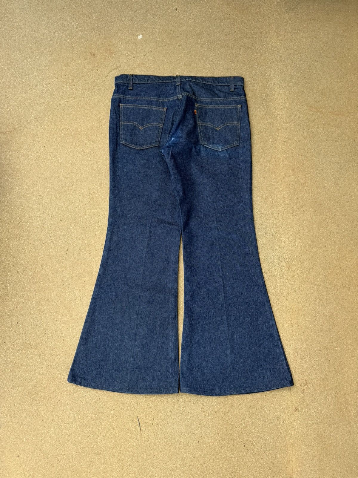 Levi's Vtg 80’s Levi’s 684 Orange Tab Bellbottom Flare Jeans 38x30 Size US 38 / EU 54 - 2 Thumbnail