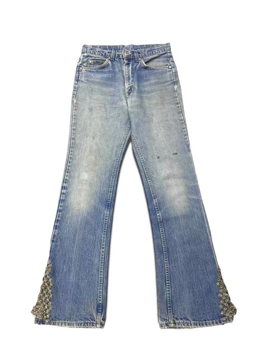 Levi's Chrome Hearts x Levi's 517 Silver Crosses Flare denim Jeans