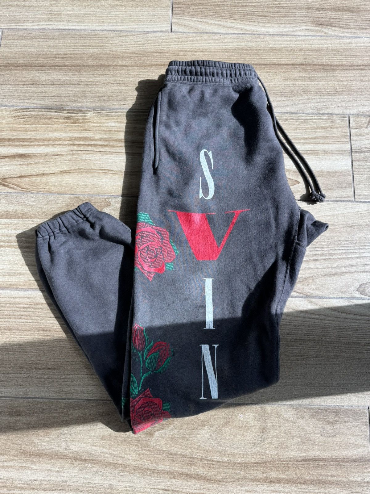 ＜SAINT MICHAEL＞SWEAT PANTS_VLONE BLACK Saint-Michael-x-Vlone-Sweat-