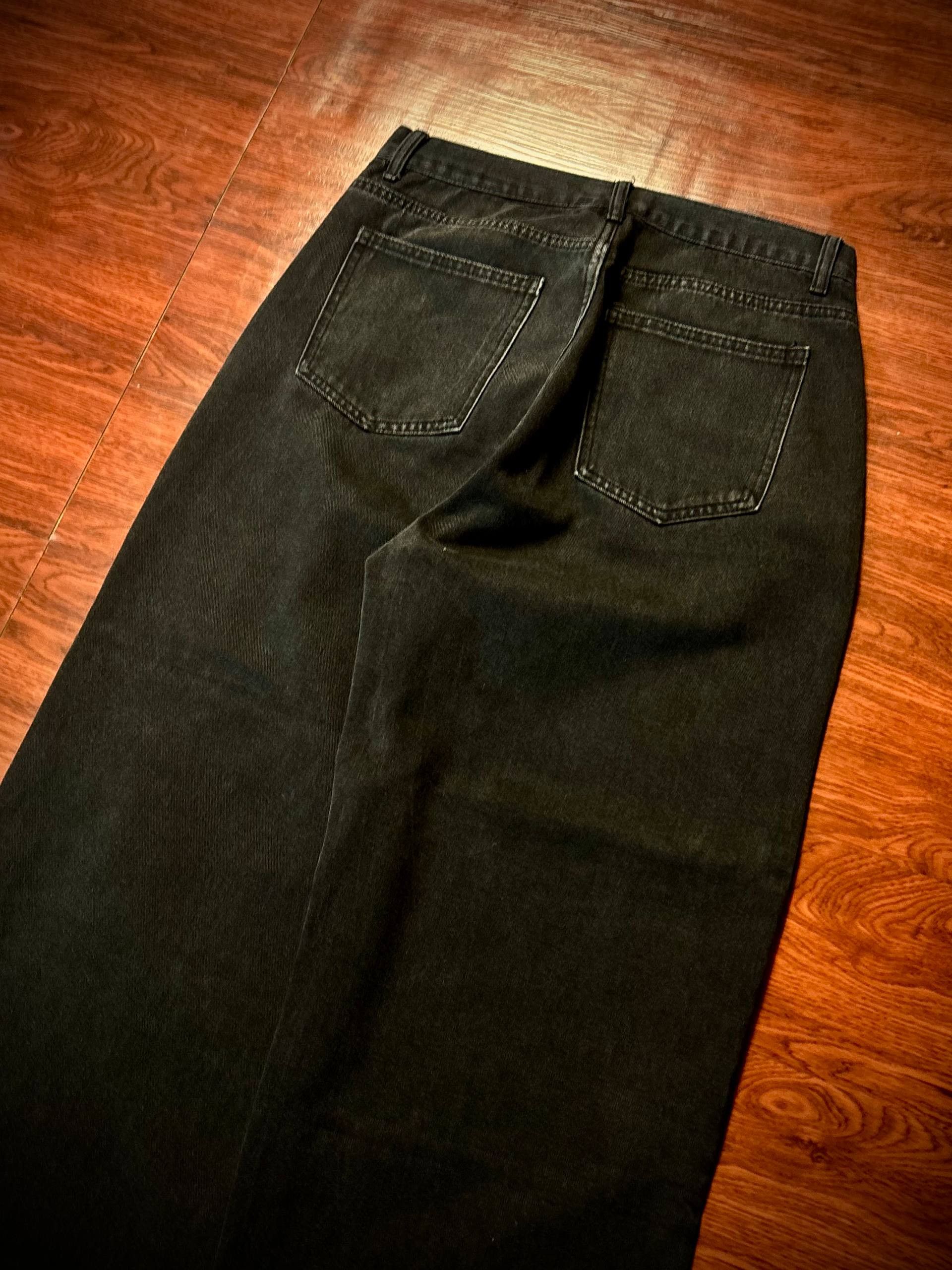 JNCO Vintage Y2K Black Baggy Glow Denim Pants Size US 30 / EU 46 - 3 Thumbnail