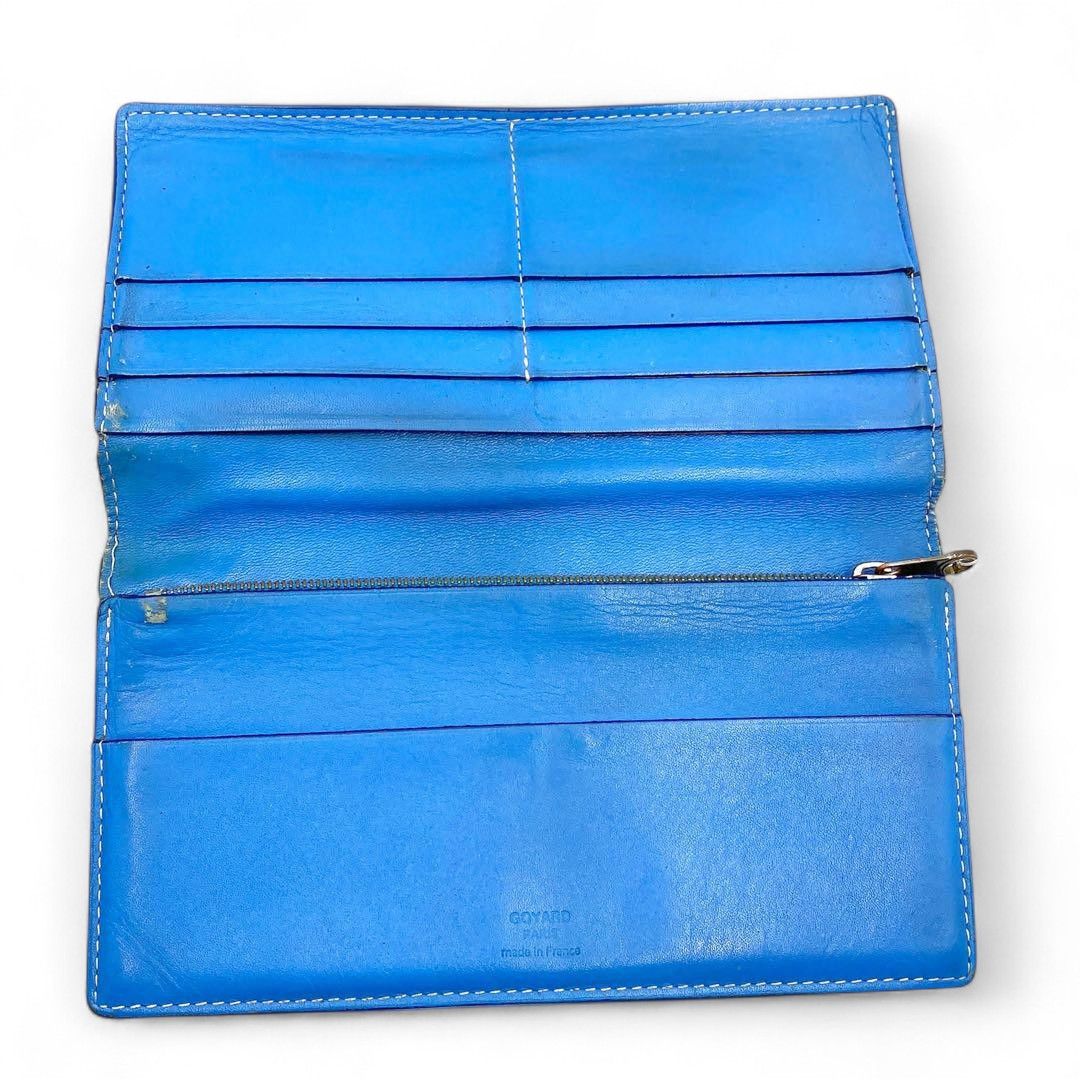 Goyard Goyard - Wallet Monogram Blue Leather Archive Size ONE SIZE - 6 Thumbnail