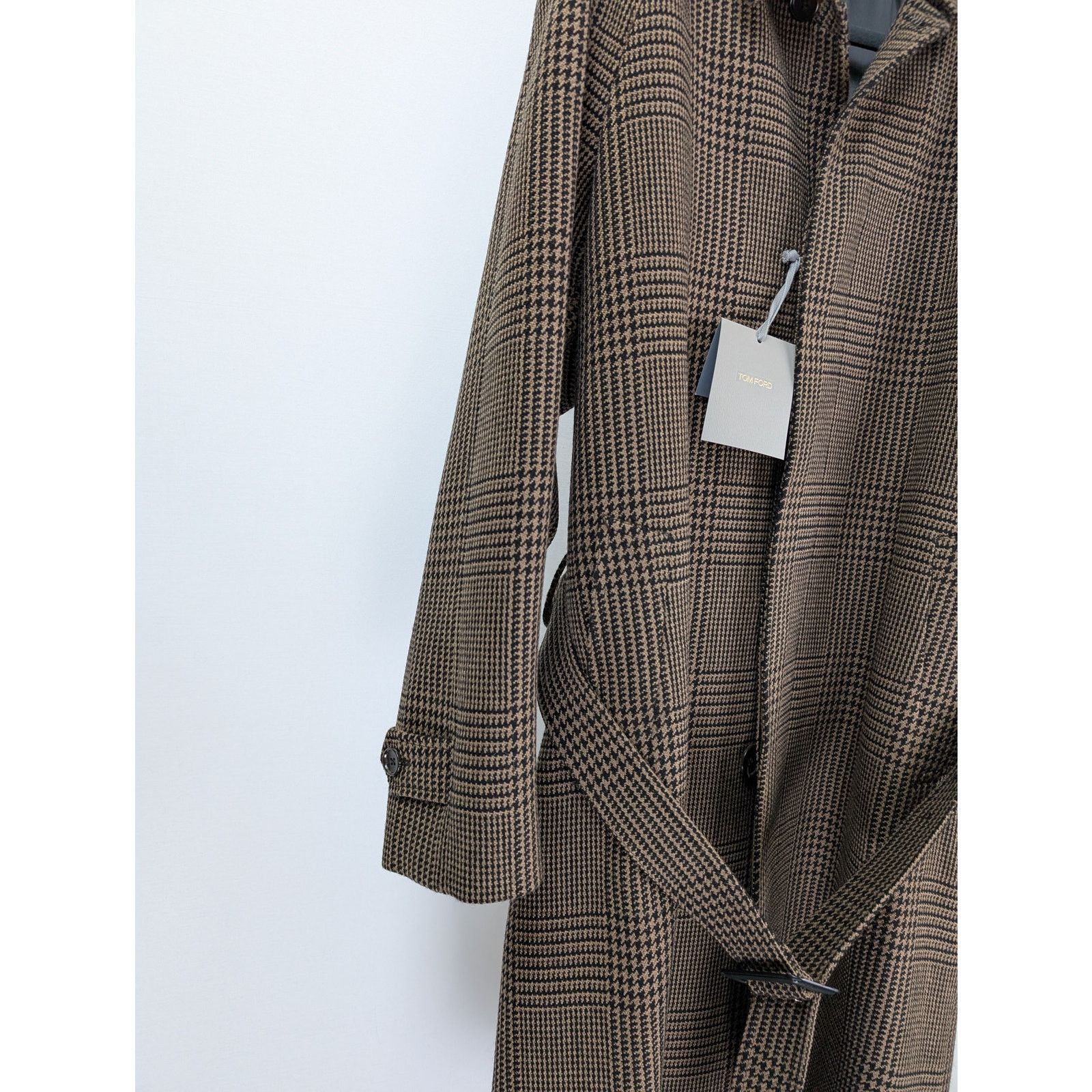 Tom Ford o1rshd1 Cappotto Overcoat in Brown Size US M / EU 48-50 / 2 - 5 Thumbnail