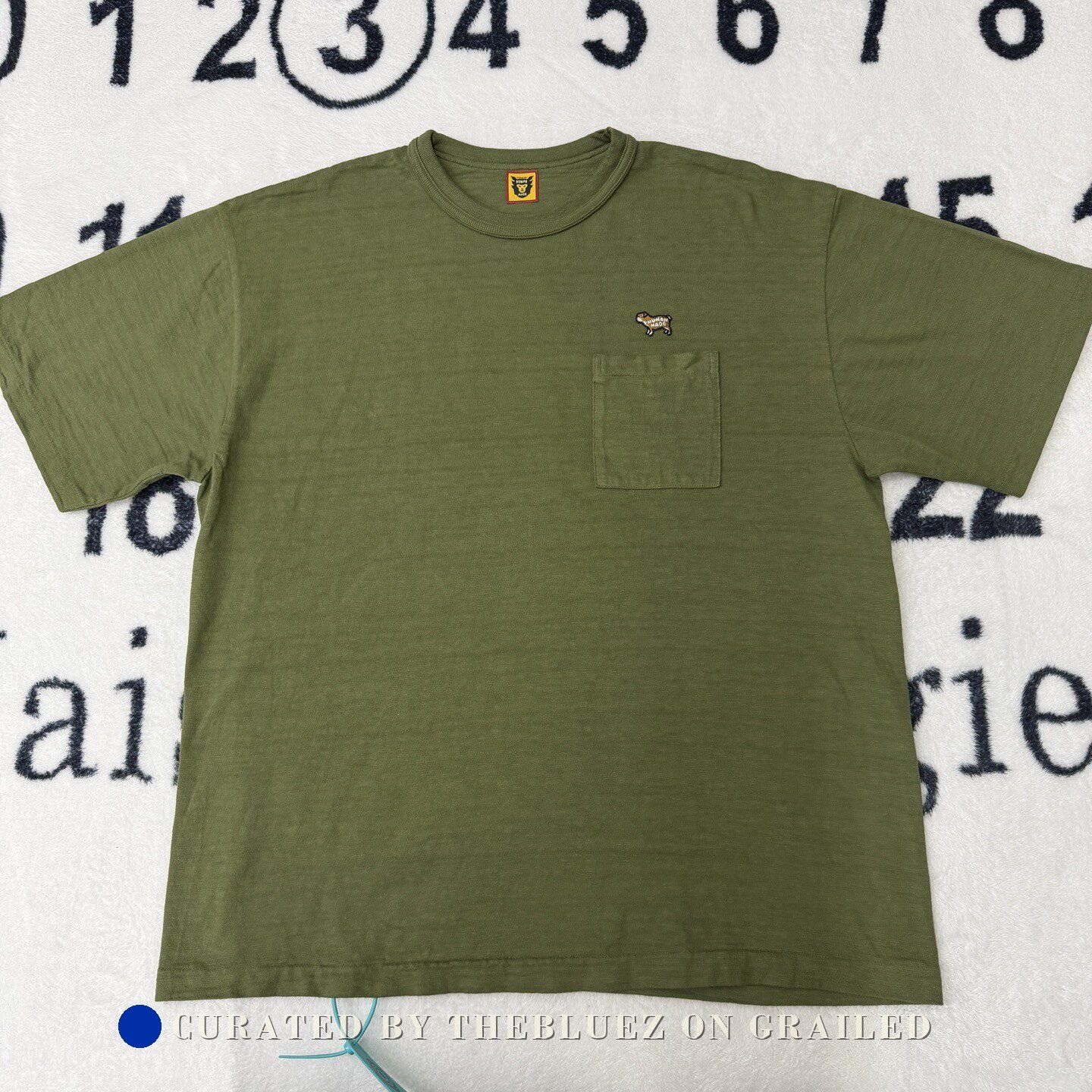 Human Made HUMAN MADE Green Puppy Slub Cotton Tee Size US XXL / EU 58 / 5 - 1 Thumbnail