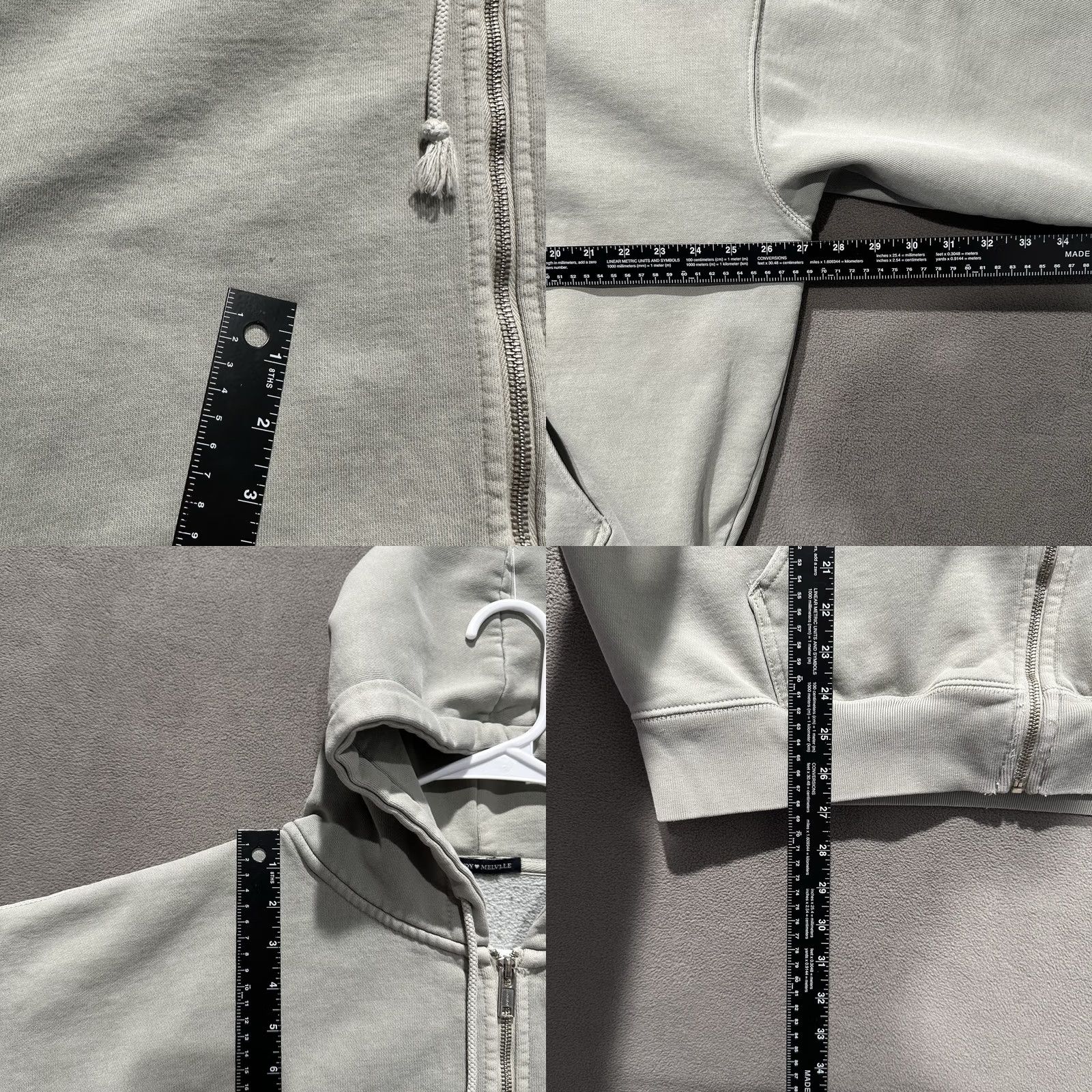 Brandy Melville Brandy Melville Sweatshirt Womens One Size Light Green/Gray Heavy Oversized GUC Size ONE SIZE - 9 Thumbnail