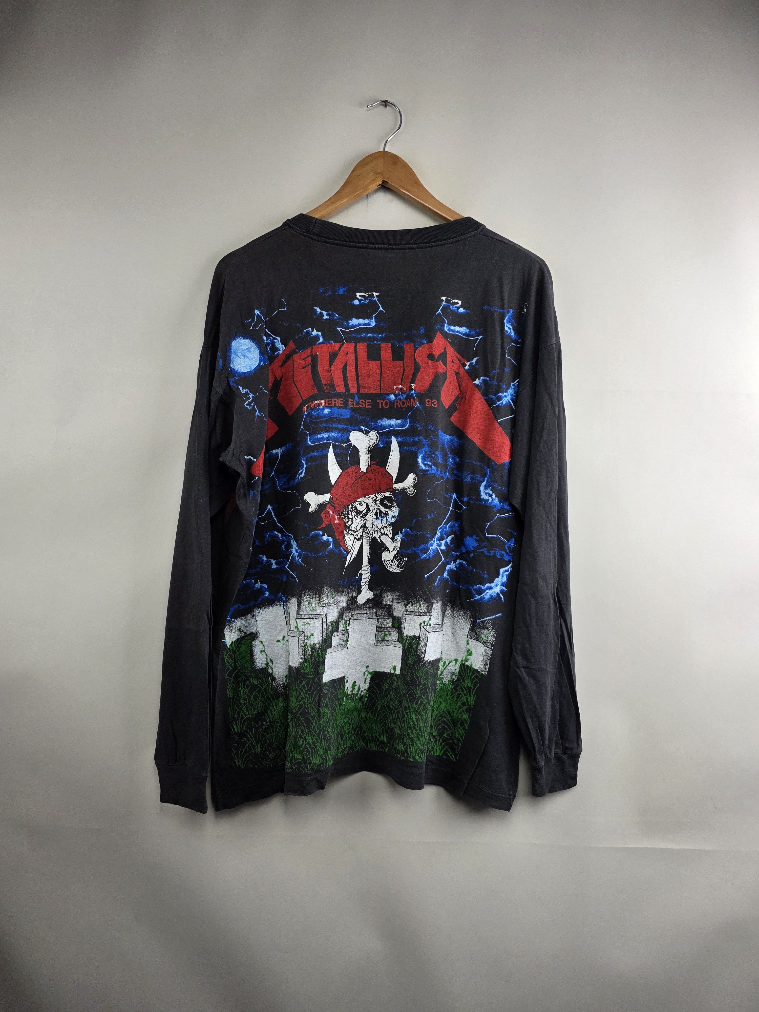 Band Tees × Metallica × Vintage 1993 Metallica Nowhere else to roam Long sleeve XL Size US XL / EU 56 / 4 - 5 Thumbnail