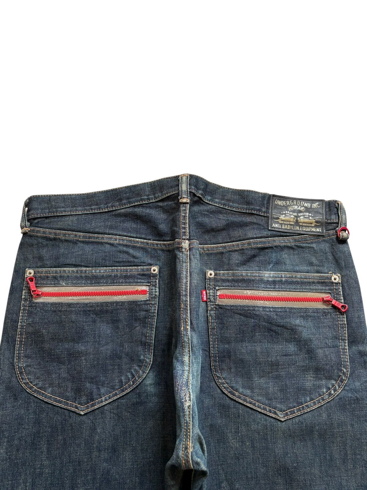 Designer × Japanese Brand Vintage Japanese Brand Blue Wash Loose Baggy Jeans Size US 37 - 9 Thumbnail
