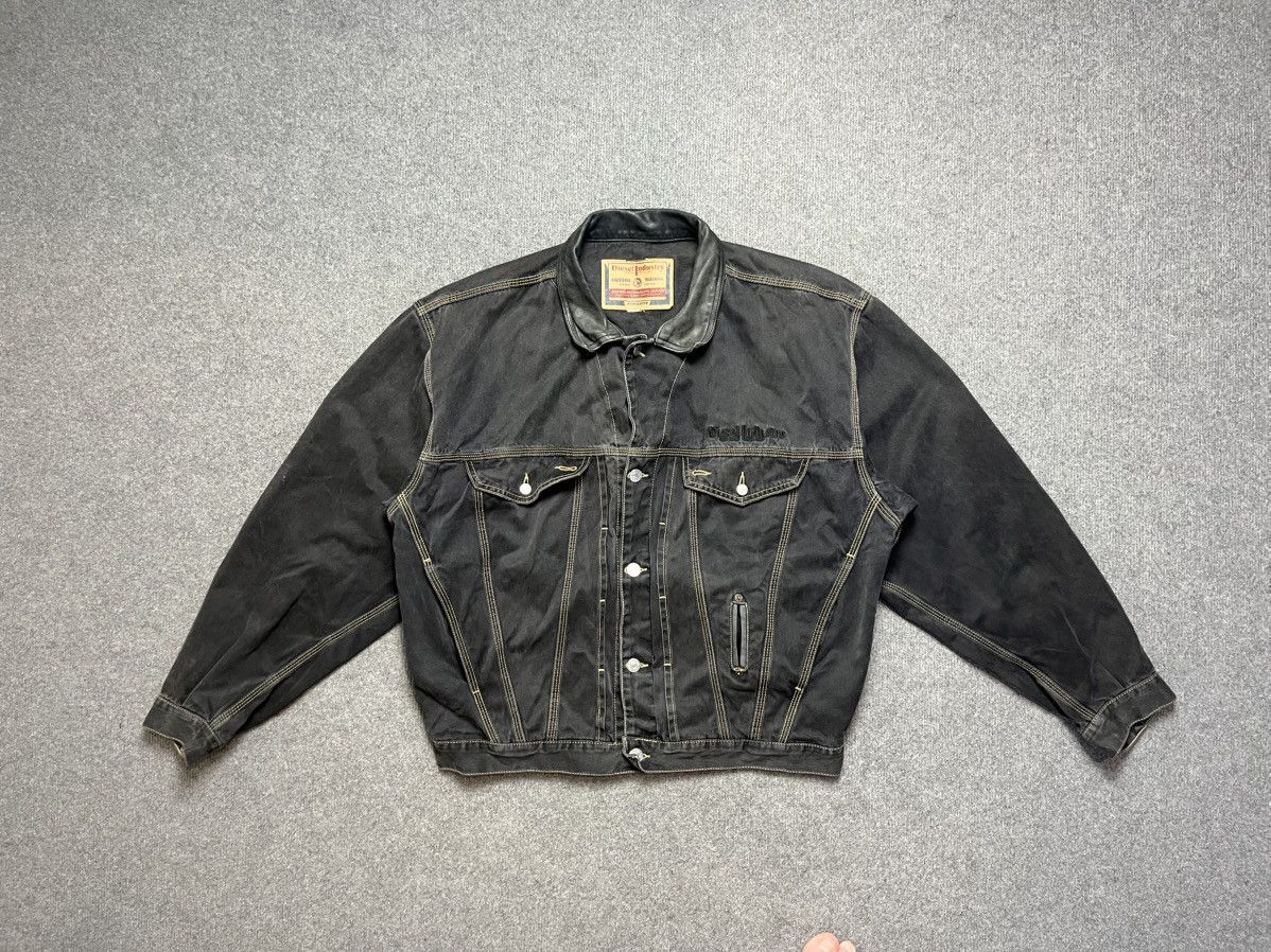 Diesel Vintage diesel denim bomber Size US L / EU 52-54 / 3 - 1 Thumbnail