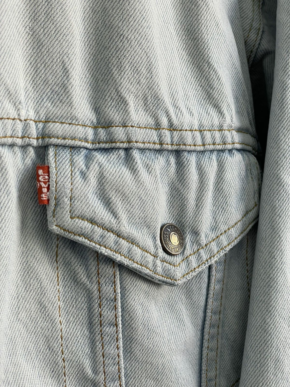 Levi's Sherpa 80s Levi’s made in USA faded Kanye west style jacket Size US L / EU 52-54 / 3 - 5 Thumbnail