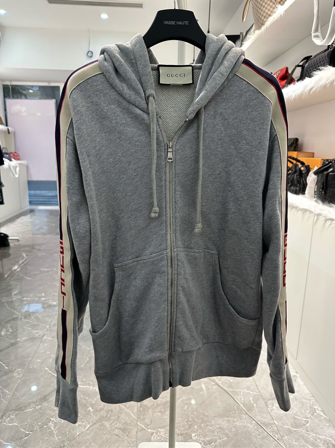 Gucci Gucci Casual suit gray zipper casual hoodie 2501-Nextarrow Size US S / EU 44-46 / 1 - 1 Thumbnail