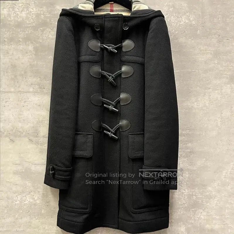 Burberry Burberry Black Wool Women's Coat. Size S / US 4 / IT 40 - 1 Thumbnail