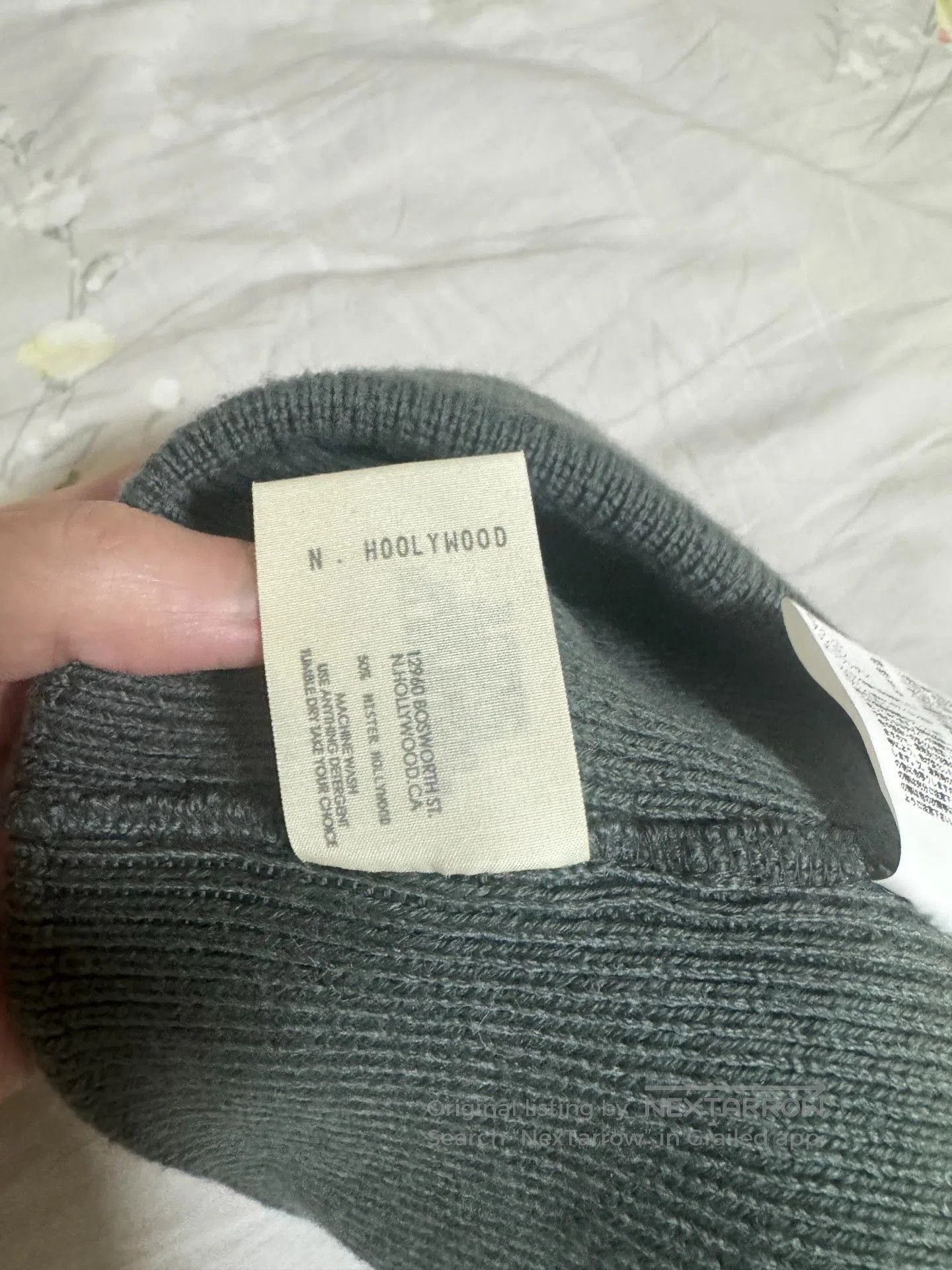 N.Hoolywood n.hoolywood 22AW Wool Blend Knit Beanie. Size ONE SIZE - 7 Thumbnail