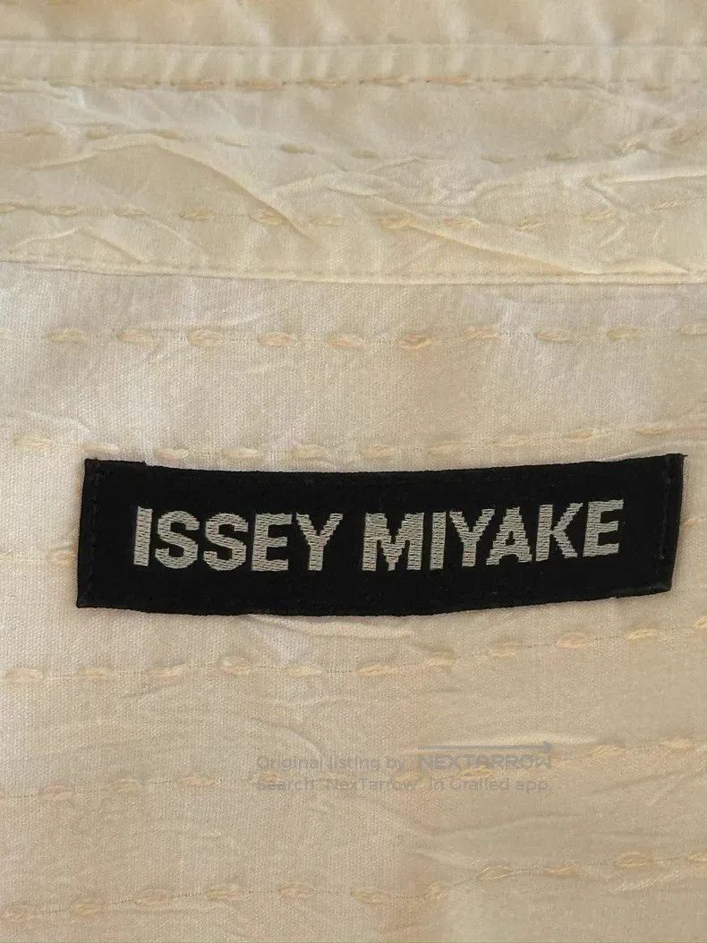 Issey Miyake Issey Miyake Hand Stitched Sashiko Pleated Shirt Size M / US 6-8 / IT 42-44 - 4 Thumbnail