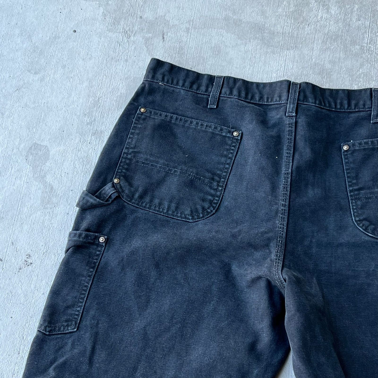 Carhartt × Vintage Carhartt black double knee work wear carpenter pants Size US 39 - 7 Thumbnail